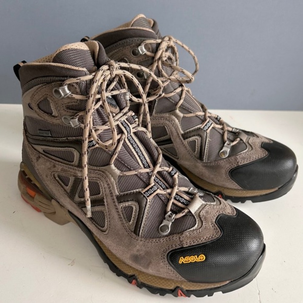 Asolo hiking boots women's 10 Fugitive GTX Brown Grey Gore-Tex Romania